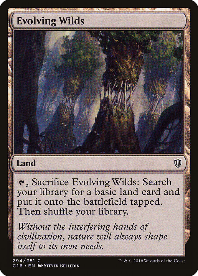 Evolving Wilds [Commander 2016] | Rock City Comics