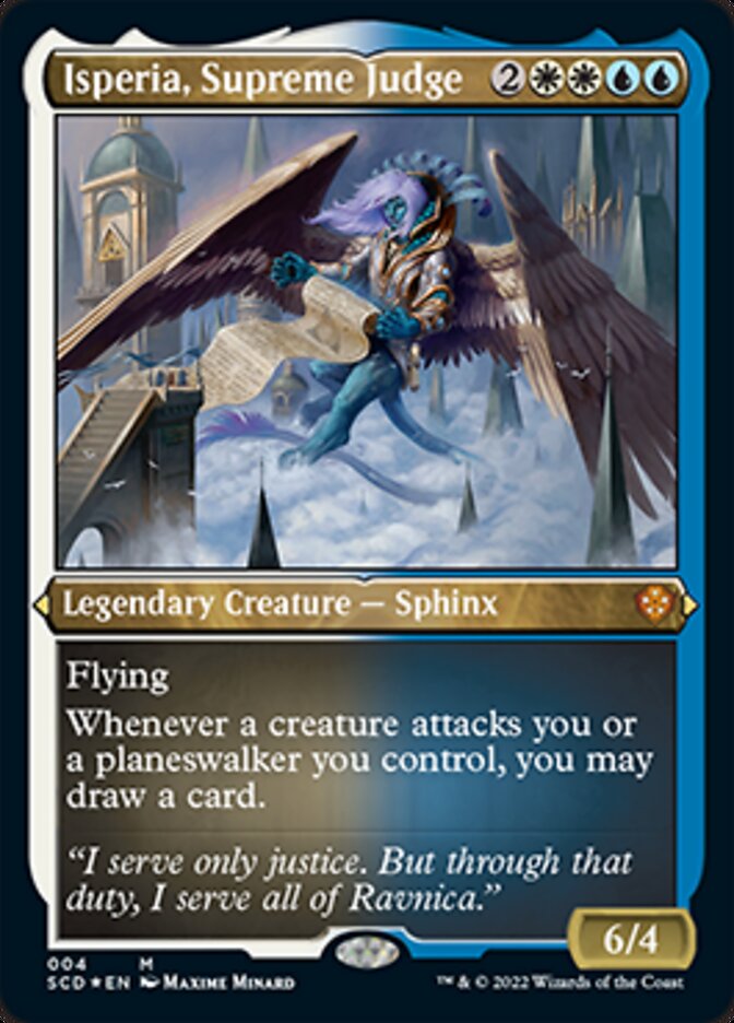 Isperia, Supreme Judge (Foil Etched) [Starter Commander Decks] | Rock City Comics