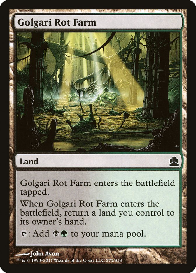 Golgari Rot Farm [Commander 2011] | Rock City Comics