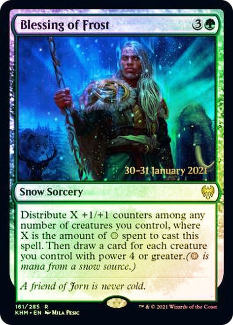 Blessing of Frost [Kaldheim Prerelease Promos] | Rock City Comics