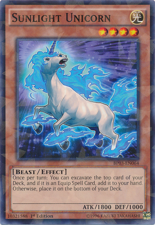 Sunlight Unicorn [BP03-EN064] Shatterfoil Rare | Rock City Comics