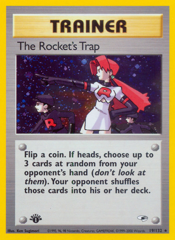 The Rocket's Trap (19/132) [Gym Heroes 1st Edition] | Rock City Comics