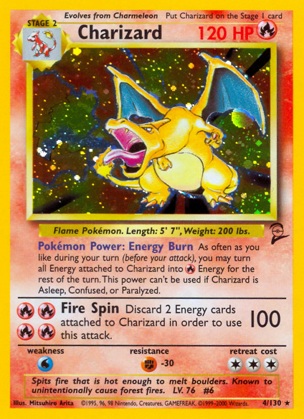 Charizard (4/130) [Base Set 2] | Rock City Comics