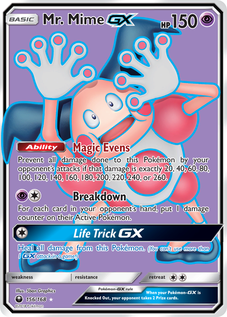 Mr. Mime GX (156/168) [Sun & Moon: Celestial Storm] | Rock City Comics