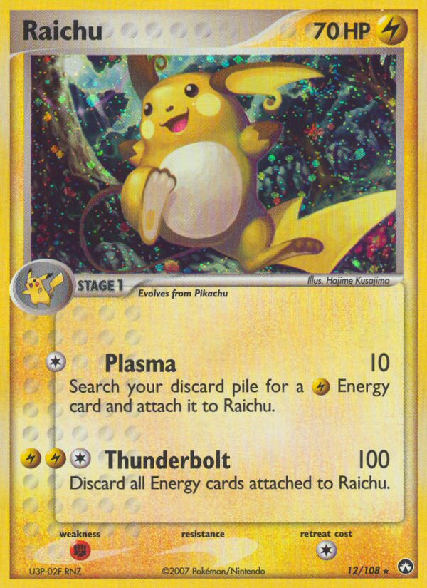 Raichu (12/108) [EX: Power Keepers] | Rock City Comics