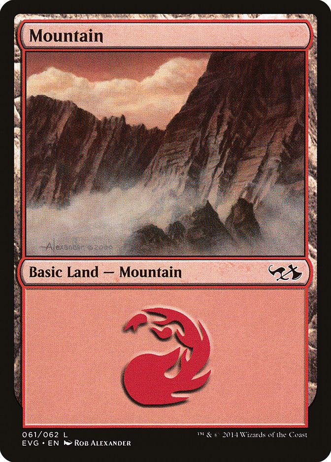 Mountain (61) (Elves vs. Goblins) [Duel Decks Anthology] | Rock City Comics