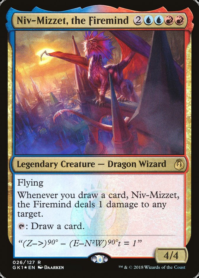 Niv-Mizzet, the Firemind [Guilds of Ravnica Guild Kit] | Rock City Comics