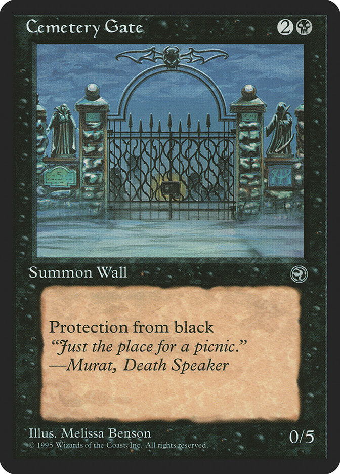 Cemetery Gate (Murat Flavor Text) [Homelands] | Rock City Comics