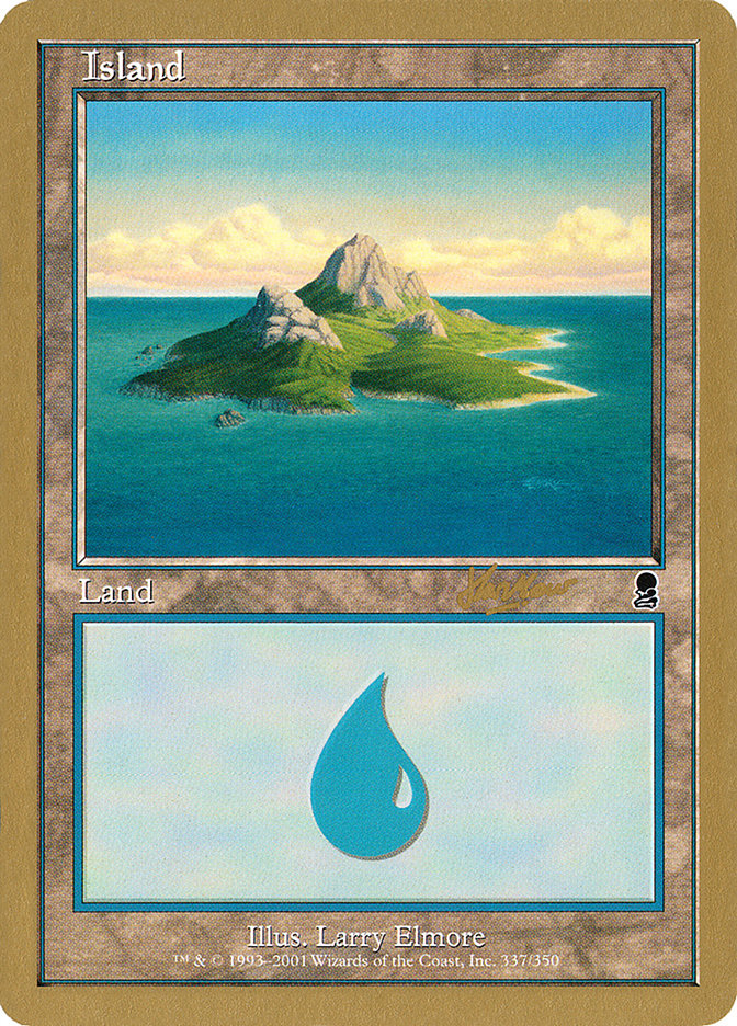 Island (shh337) (Sim Han How) [World Championship Decks 2002] | Rock City Comics