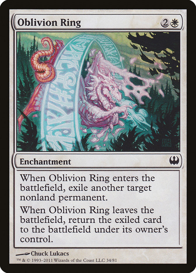 Oblivion Ring [Duel Decks: Knights vs. Dragons] | Rock City Comics