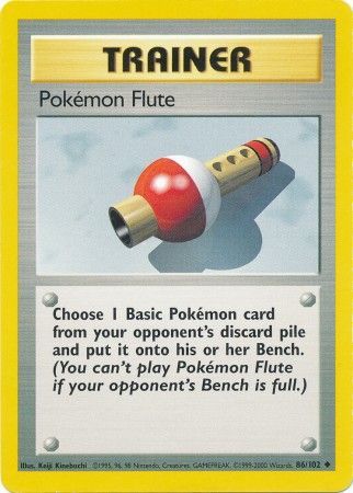 Pokemon Flute (86/102) [Base Set Unlimited] | Rock City Comics