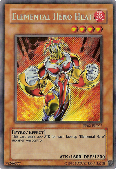 Elemental HERO Heat [PP02-EN007] Secret Rare | Rock City Comics