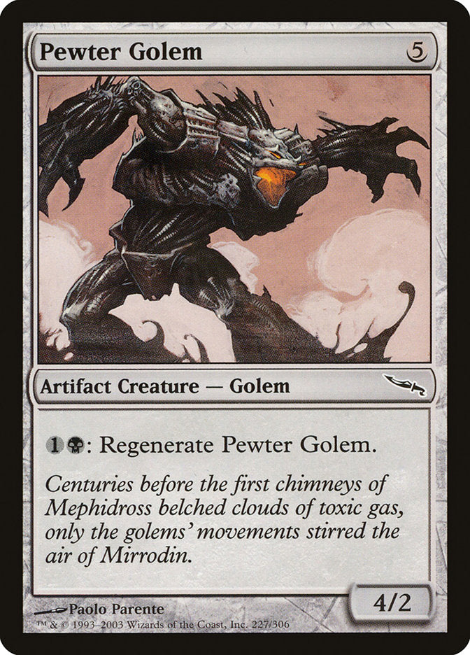 Pewter Golem [Mirrodin] | Rock City Comics
