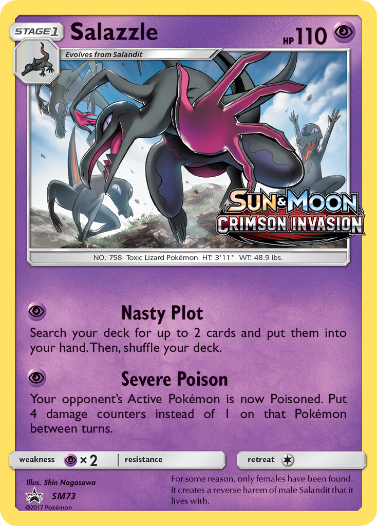 Salazzle (SM73) [Sun & Moon: Black Star Promos] | Rock City Comics