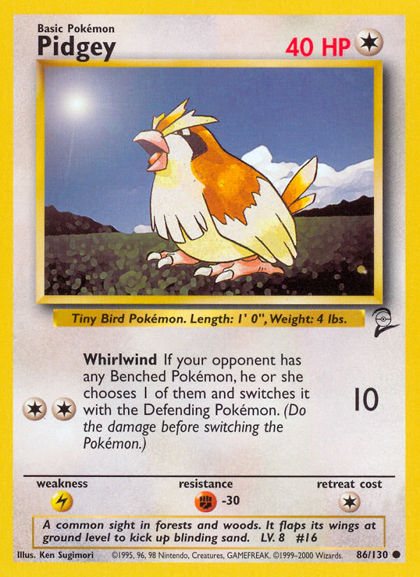 Pidgey (86/130) [Base Set 2] | Rock City Comics