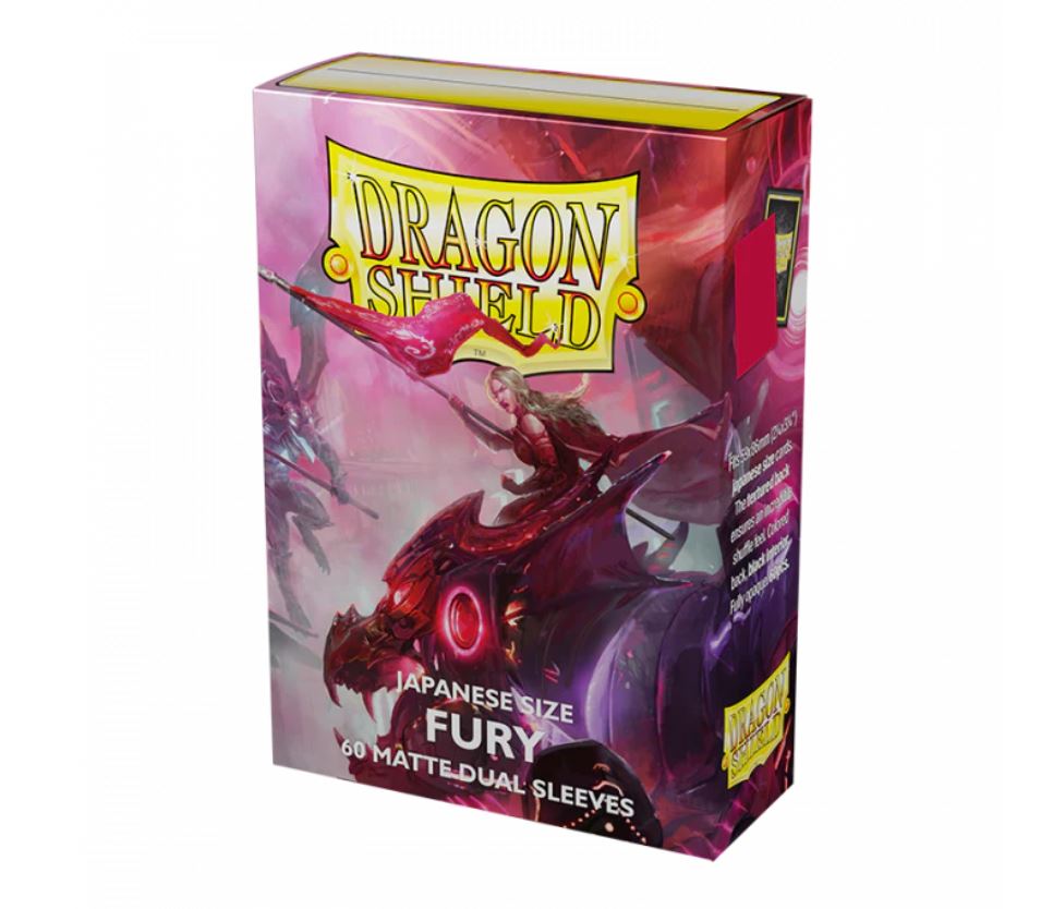 Dragon Shield Fury 60CT Japanese Size Sleeves | Rock City Comics