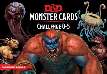 D&D Monster Cards  Challenge (0-5) | Rock City Comics