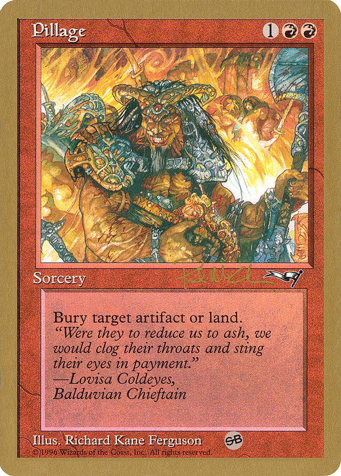 Pillage (Paul McCabe) (SB) [World Championship Decks 1997] | Rock City Comics