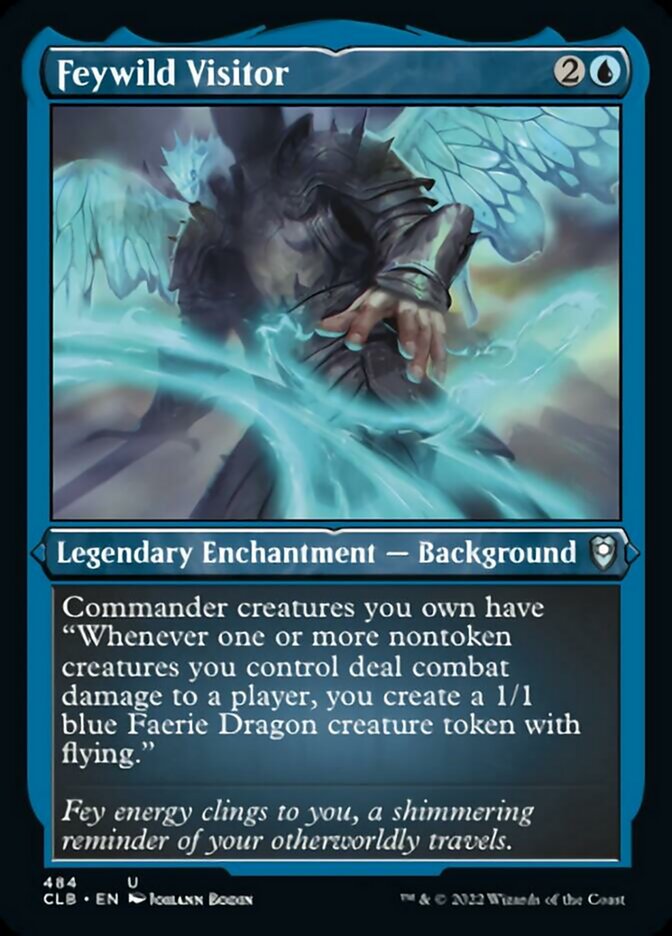 Feywild Visitor (Foil Etched) [Commander Legends: Battle for Baldur's Gate] | Rock City Comics