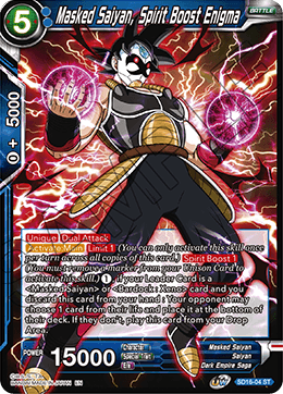 Masked Saiyan, Spirit Boost Enigma (Starter Deck - Darkness Reborn) (SD16-04) [Cross Spirits] | Rock City Comics