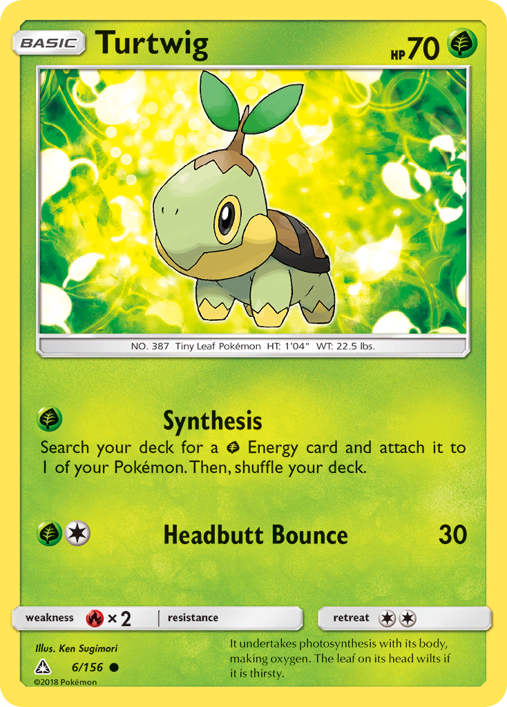 Turtwig (6/156) [Sun & Moon: Ultra Prism] | Rock City Comics