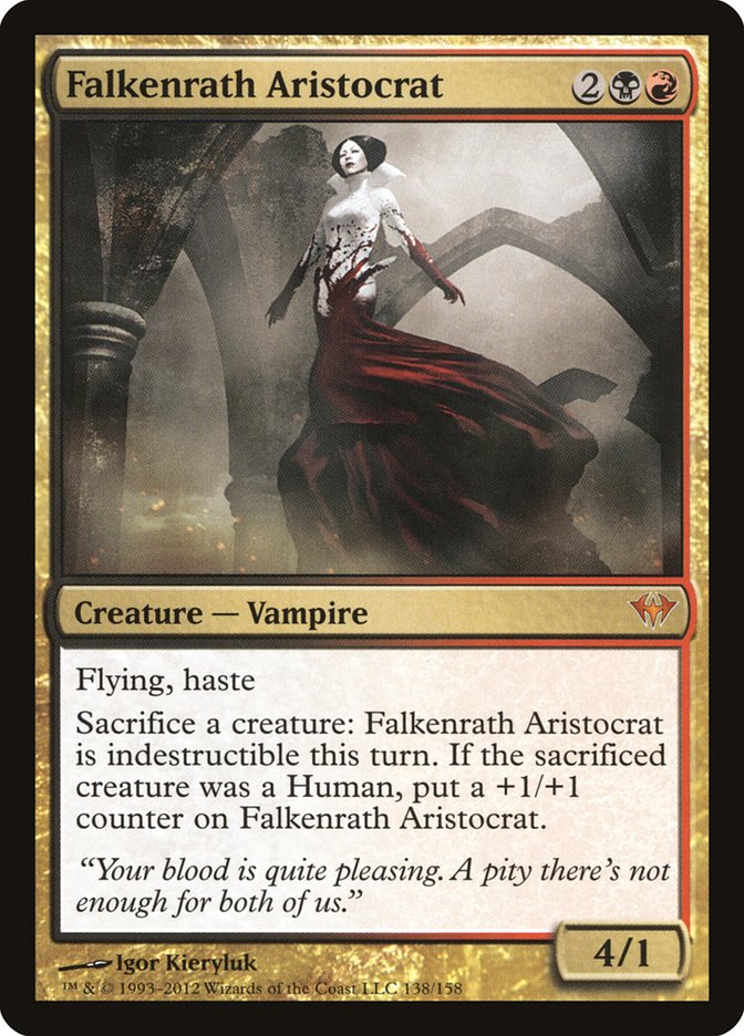 Falkenrath Aristocrat [Dark Ascension] | Rock City Comics