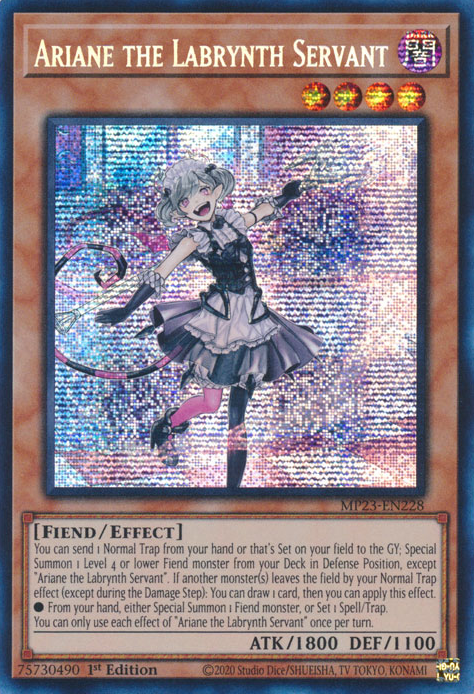 Ariane the Labrynth Servant [MP23-EN228] Prismatic Secret Rare | Rock City Comics