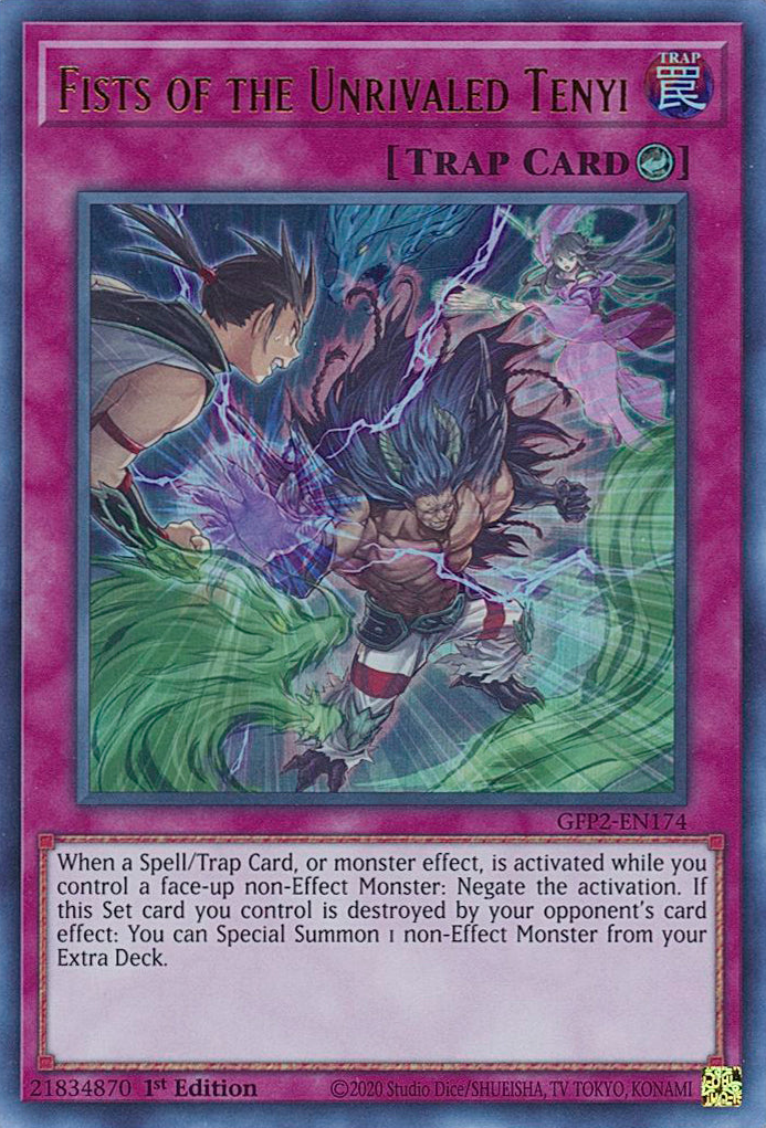Fists of the Unrivaled Tenyi [GFP2-EN174] Ultra Rare | Rock City Comics