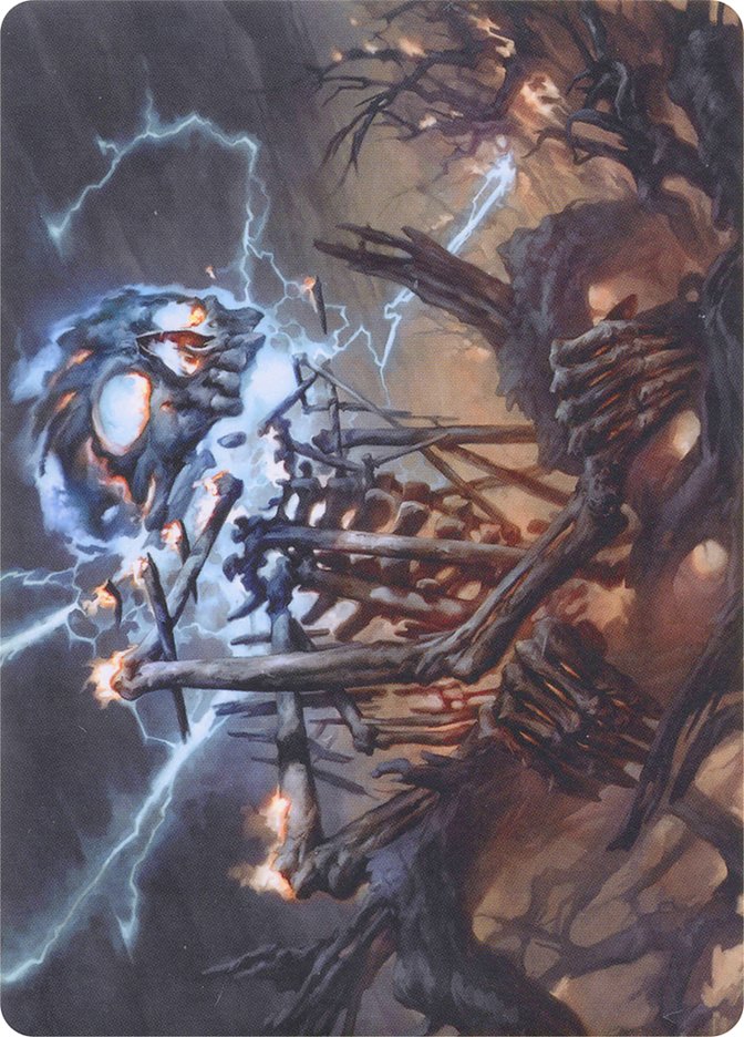 Lightning Skelemental // Lightning Skelemental [Modern Horizons Art Series] | Rock City Comics