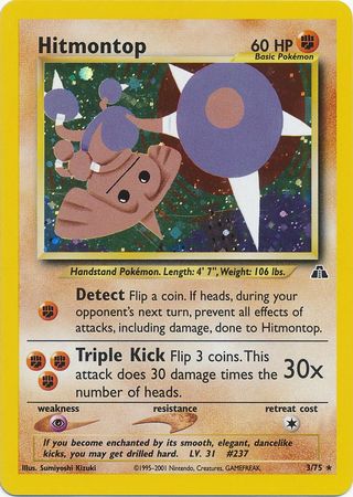 Hitmontop (3/75) [Neo Discovery Unlimited] | Rock City Comics