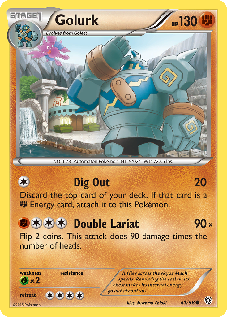 Golurk (41/98) [XY: Ancient Origins] | Rock City Comics