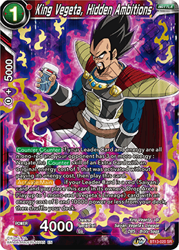 King Vegeta, Hidden Ambitions [BT13-020] | Rock City Comics