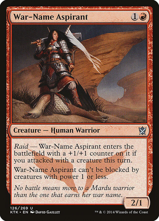 War-Name Aspirant [Khans of Tarkir] | Rock City Comics