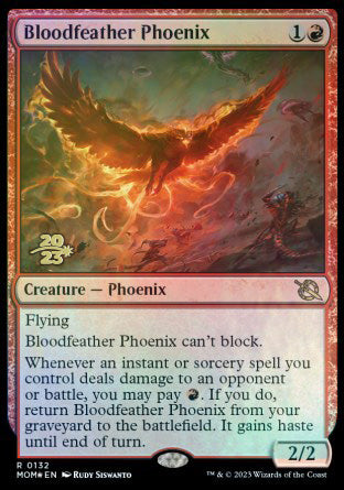 Bloodfeather Phoenix [March of the Machine Prerelease Promos] | Rock City Comics