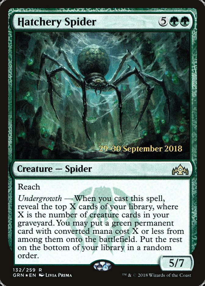 Hatchery Spider  [Guilds of Ravnica Prerelease Promos] | Rock City Comics