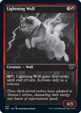 Lightning Wolf [Innistrad: Double Feature] | Rock City Comics