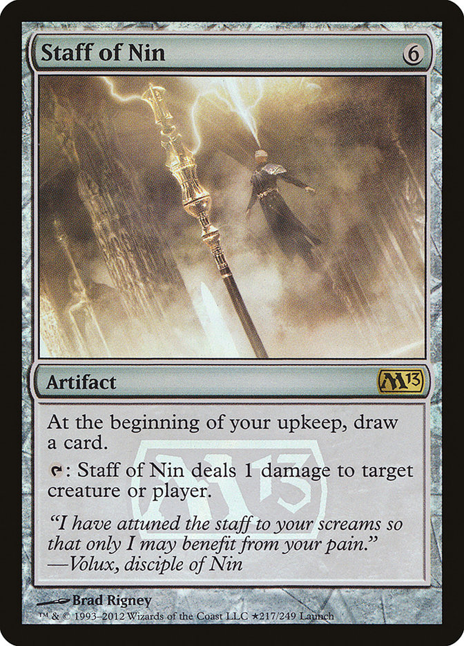 Staff of Nin [Magic 2013 Prerelease Promos] | Rock City Comics