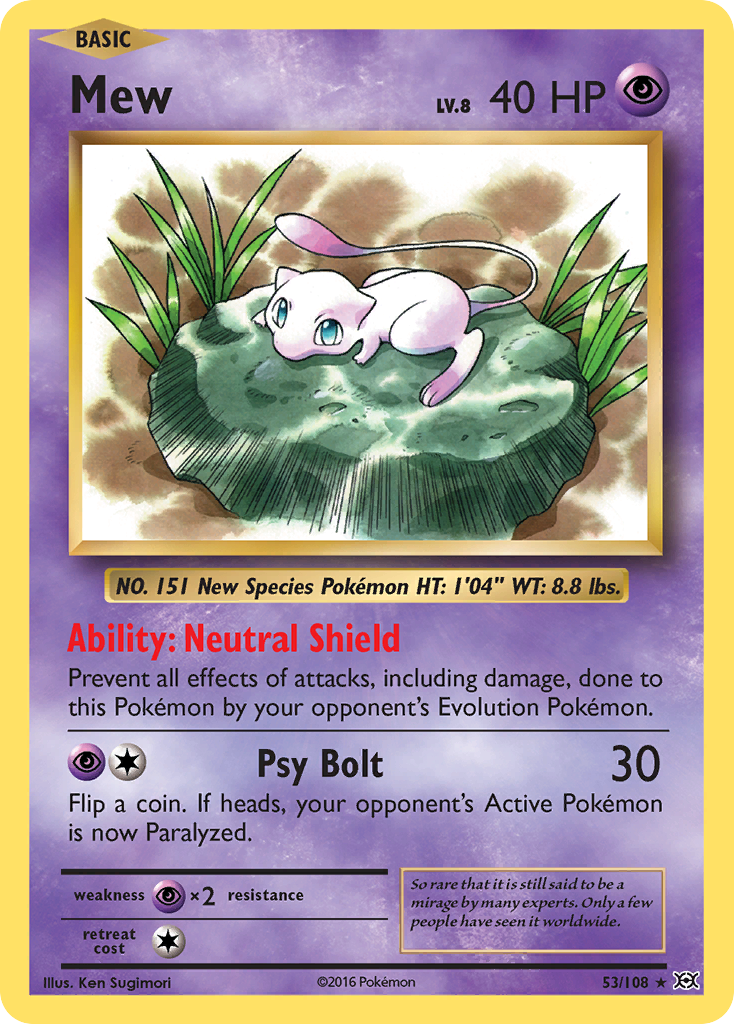 Mew (53/108) [XY: Evolutions] | Rock City Comics