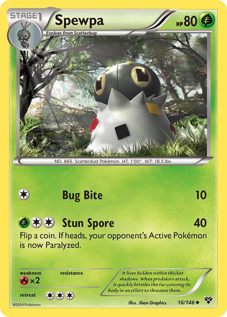 Spewpa (16/146) [XY: Base Set] | Rock City Comics