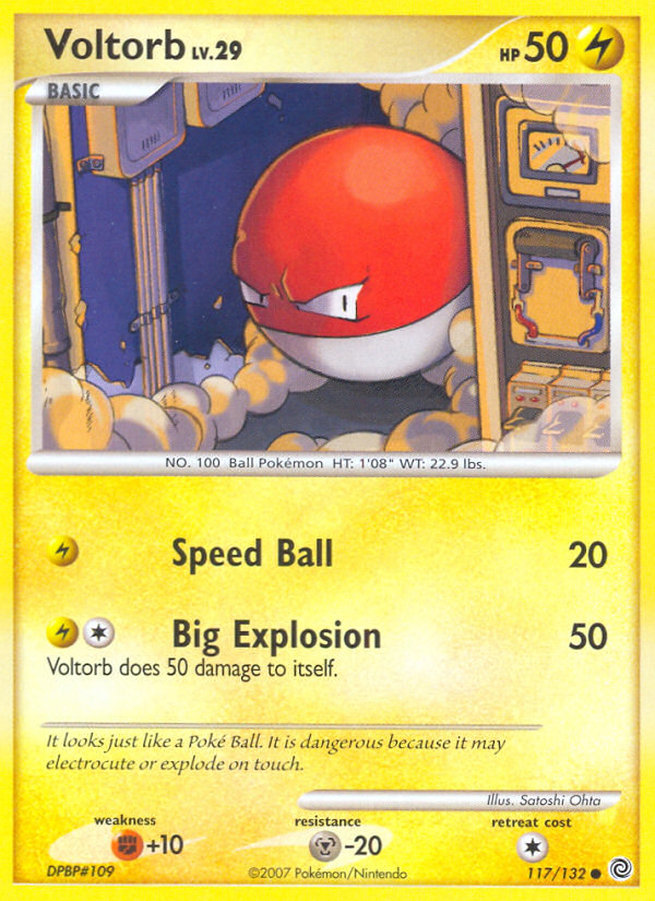 Voltorb (117/132) [Diamond & Pearl: Secret Wonders] | Rock City Comics