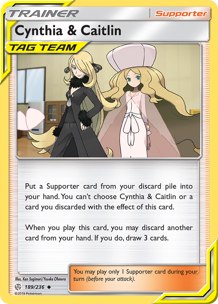 Cynthia & Caitlin (189/236) [Sun & Moon: Cosmic Eclipse] | Rock City Comics