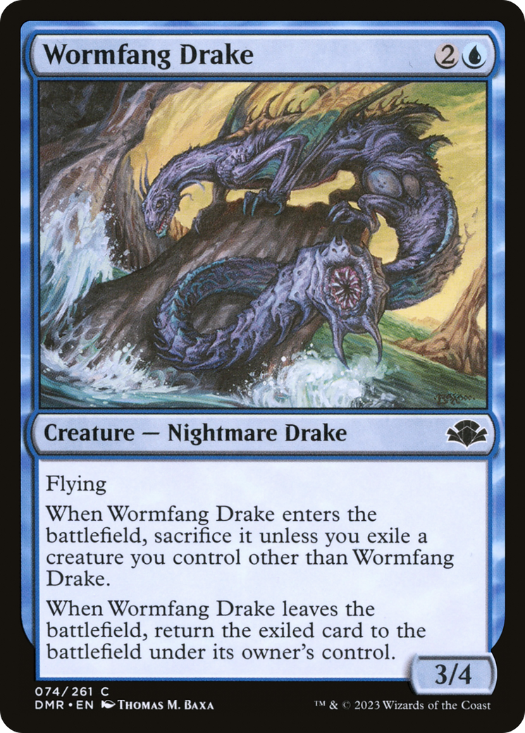 Wormfang Drake [Dominaria Remastered] | Rock City Comics