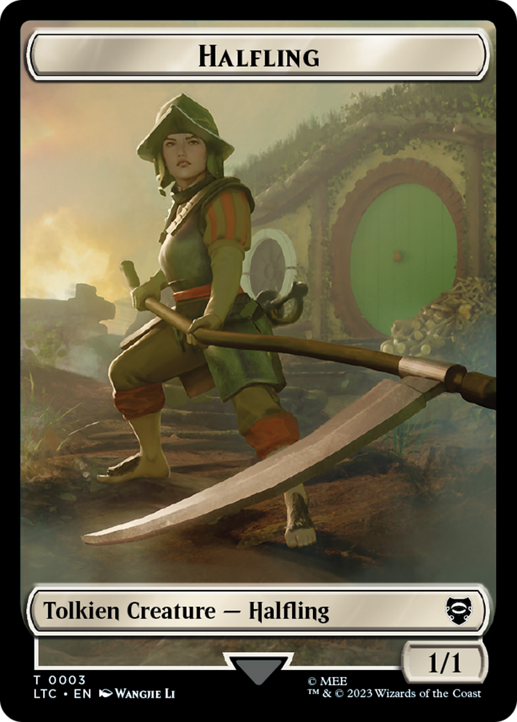 Halfling // Treasure Token [The Lord of the Rings: Tales of Middle-Earth Commander Tokens] | Rock City Comics