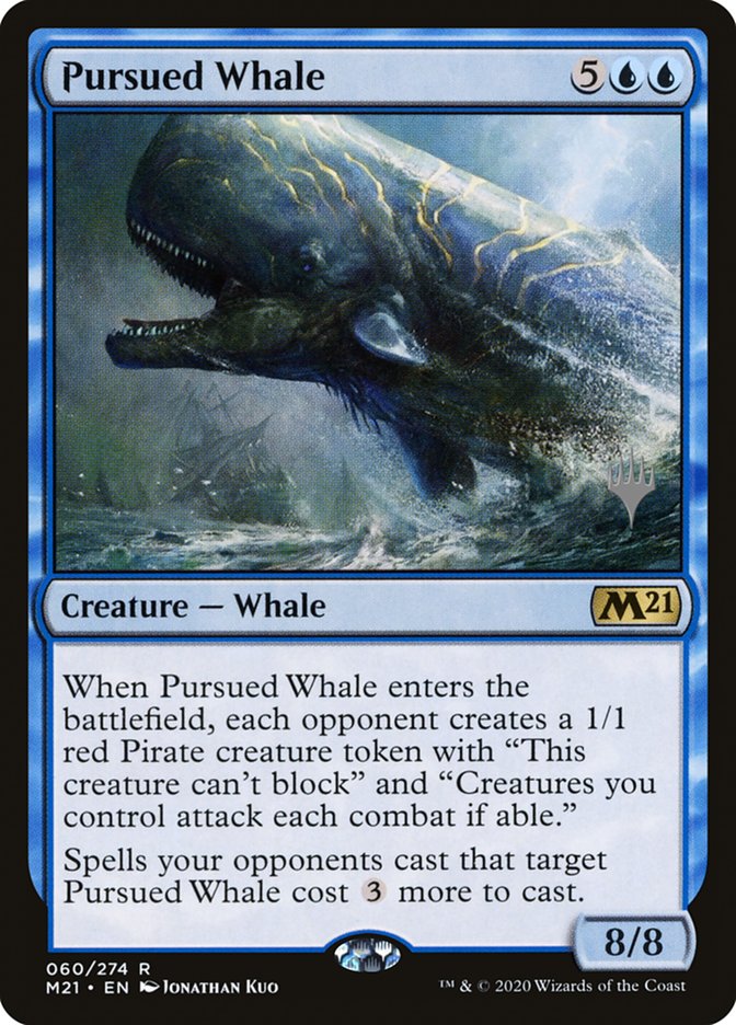 Pursued Whale (Promo Pack) [Core Set 2021 Promos] | Rock City Comics