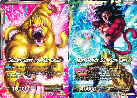 Golden Great Ape Son Goku // Long Odds SS4 Son Goku (SD5-01) [Oversized Cards] | Rock City Comics