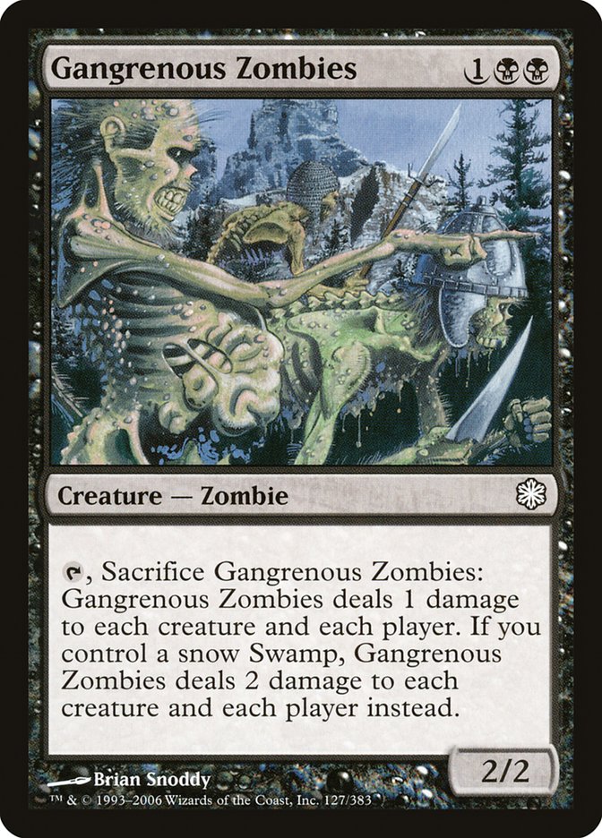 Gangrenous Zombies [Coldsnap Theme Decks] | Rock City Comics