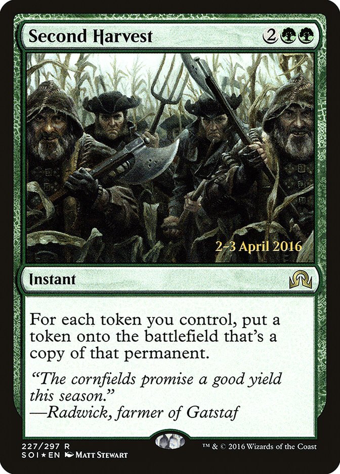 Second Harvest [Shadows over Innistrad Prerelease Promos] | Rock City Comics