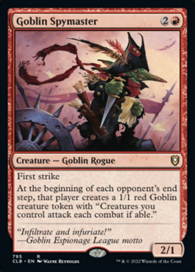 Goblin Spymaster [Commander Legends: Battle for Baldur's Gate] | Rock City Comics