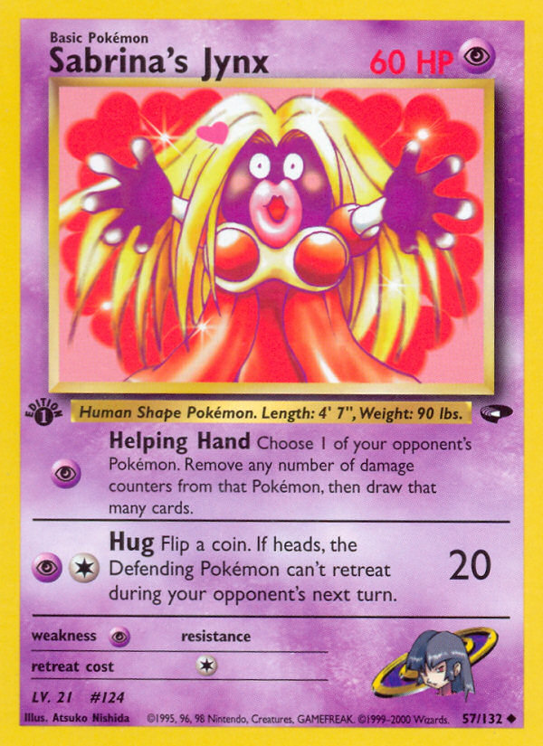 Sabrina's Jynx (57/132) [Gym Challenge 1st Edition] | Rock City Comics