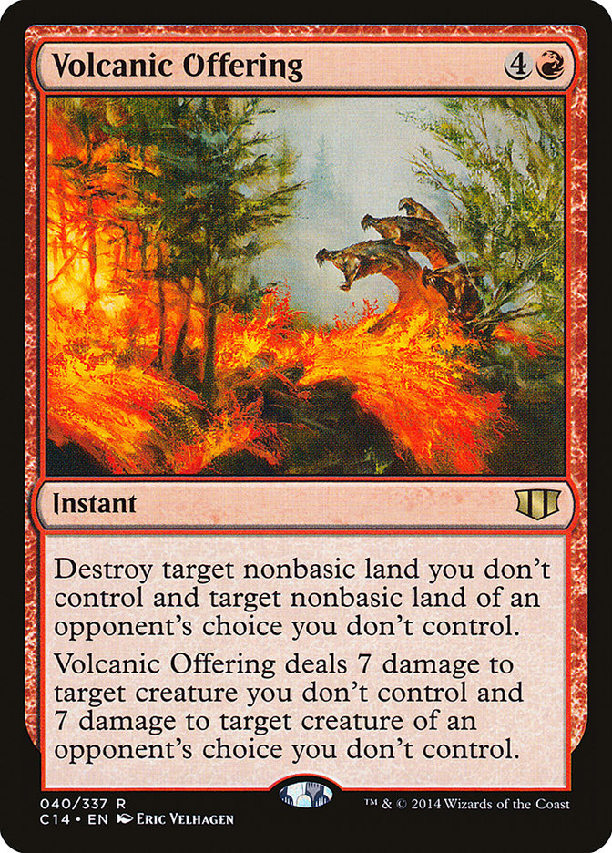 Volcanic Offering [Commander 2014] | Rock City Comics